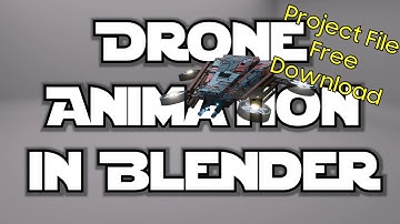How To Animate Sci-Fi Drone in Blender 3D | Blender Tutorial | Animation