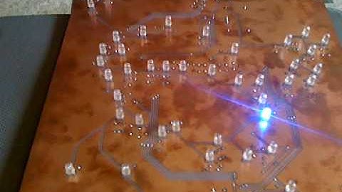 WaitLess Bus Tracking System @ Ga Tech - Test Of Each LED