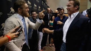 When Conor McGregor met Arnold Schwarzenegger 2017