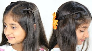 2 Easy, Simple & Cute Party Hairstyles - 2 Mins Everyday Hairstyles | MyMissAnand