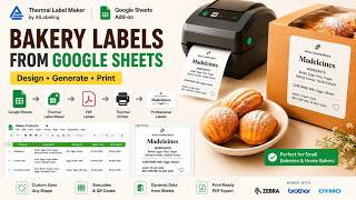 Create & Print Bakery Labels from Google Sheets