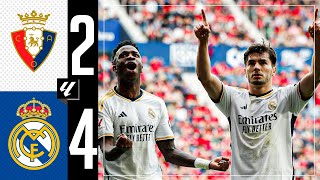 Osasuna 2-4 Real Madrid | HIGHLIGHTS