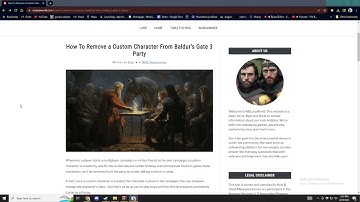 How To Remove a Custom Character From Your Baldur’s Gate 3 Party