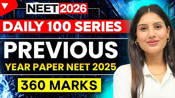 Daily 100 Series | Previous Year Paper NEET 2025 | Biology | NEET 2026 | Shivani Mam #live #neet