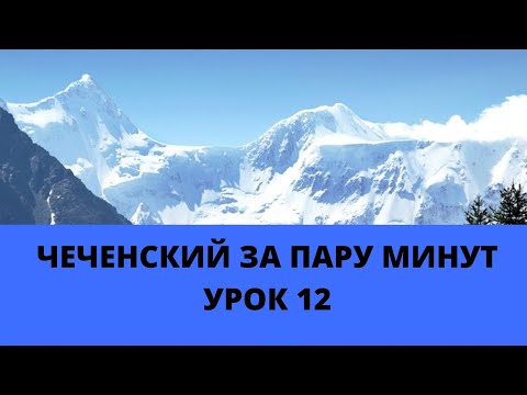 Чеченский язык за несколько минут. Онлайн уроки. Урок 12