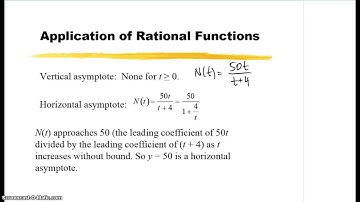 2.4 - Application of Rational Functions