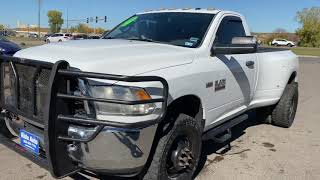 2014 Dodge Ram 3500 regular cab long bed dually 4x4 gas 6.4 liter HEMI V8
