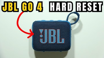 JBL Go 4 - Hard Reset Tutorial