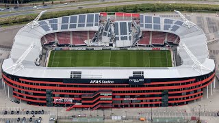 Voetbalclub AZ Alkmaar is hart op weg een nieuw stadion dak te realiseren na het instort incident ⚠️