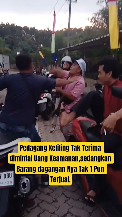 MIRIS❗️❗️PEDAGANG 4DU J0T0S DENGAN PREMAN,,,,