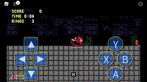 Stardust City Zone Act 1, an updated prison base zone (Classic Sonic Simulator Test Servers)