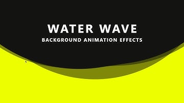 CSS Water Wave Background Animation Effects | Coding Karunadu #newtoyou #newtoyou