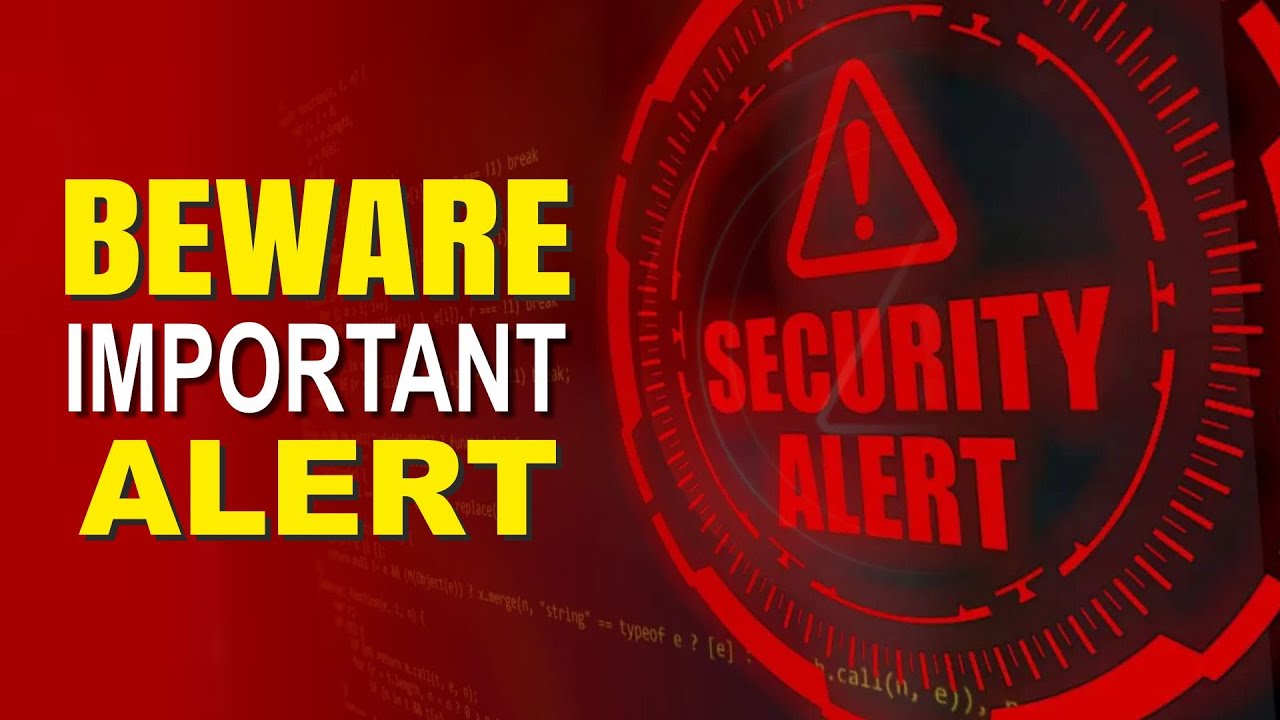 Beware !! Important Alert - YouTube