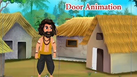 cartoon animator 4 | Door Animation | How to use gif animation | cartoon animator 4