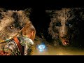 Atreus Awakens Sköll &amp; Hati to Start Ragnarök God of War Ragnarök (PS5) 4K Scene 2022