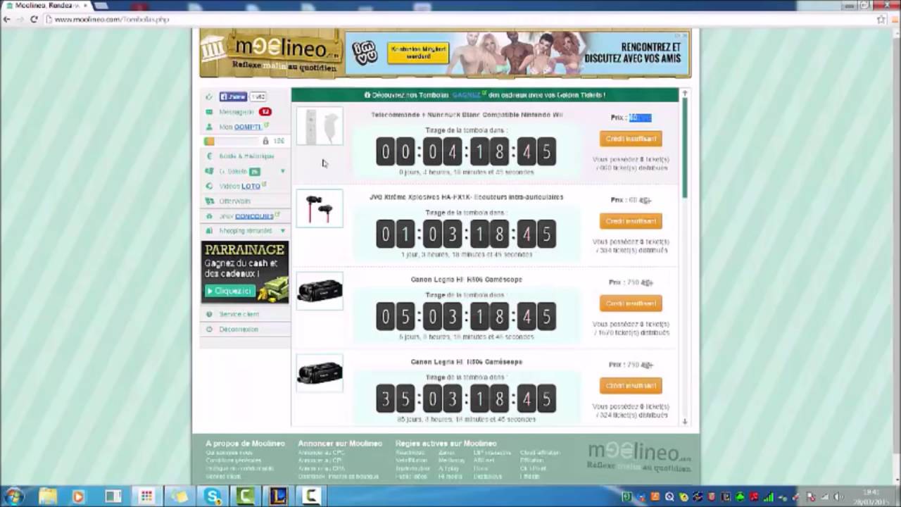 Gagner de l'argent avec moolineo, astuce pour doublé vos ...