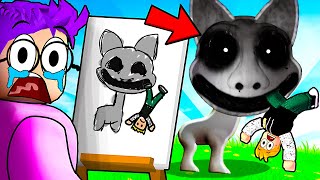 GUESS MY DRAWING Picture Game CHALLENGE In ROBLOX DOODLE TRANSFORM!? (ZOONOMALY ALL MONSTERS!) screenshot 2