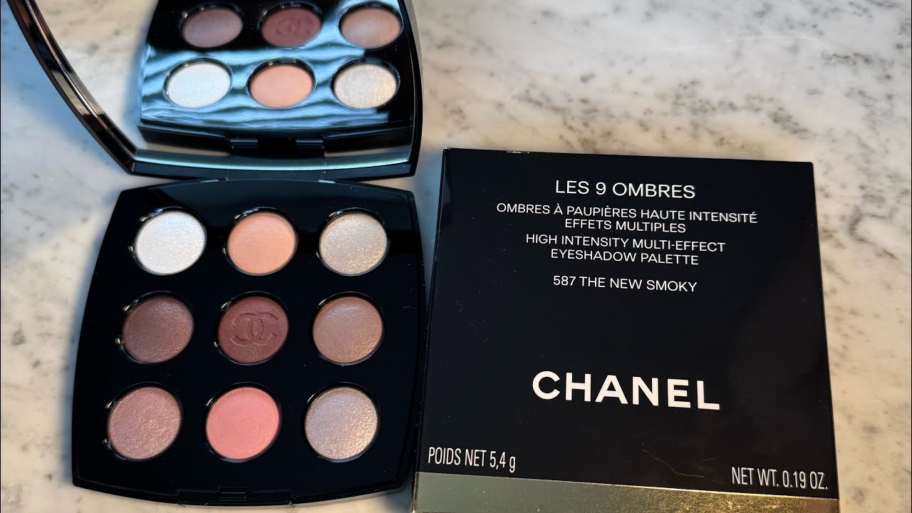 Trying the new @CHANEL Les 9 Ombres in The New Smoky - YouTube