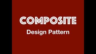 Composite Design Pattern (Arabic بالعربي )
