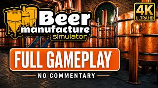 Beer Manufacture Simulator Full Gameplay No Commentary | Brewery Simulator Longplay