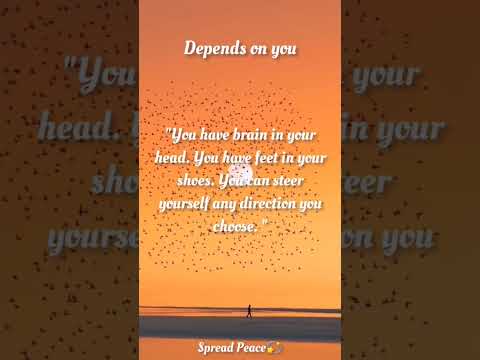depending_quote #inspiration #motivation #peace #shorts #positive_thoughts #youtubeshorts #nature