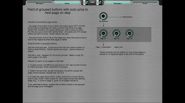 MIDI Designer Pro Example - Group Buttons Page Jump