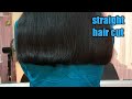 How to cut hair straight/Easy straight hair cut/straight cut for long hair/amazing Long hair cutting