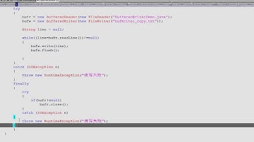 黑马程序员 毕向东 Java基础视频教程第19天 03 IO流通过缓冲区复制文本文件