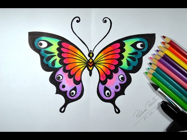 Featured image of post Desenho Borboleta Colorida Para Imprimir As pessoas tamb m amam estas ideias