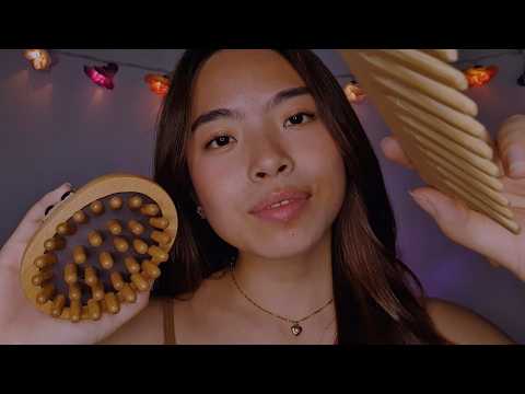 ASMR Soothing Scalp Massaging & Scratching 💆🏻‍♀️ No Talking, Layered Sounds