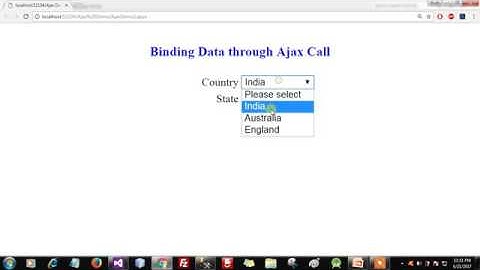 Binding data from database using Ajax Call Part 2