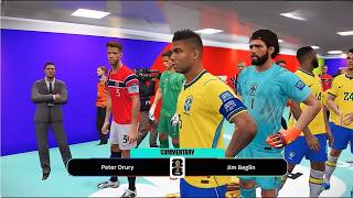 🔴Trực Tiếp |  Brazil vs Na Uy 3h00 ngày 6/7 (World Cup 2026)||Simulation Video Game