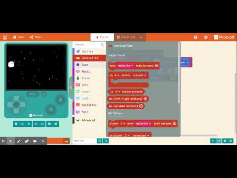 Microsoft MakeCode Arcade (Galaga Game)