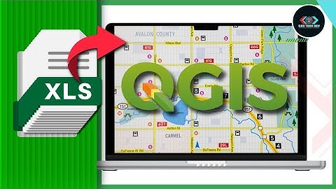 Importer des données Excel dans QGIS.