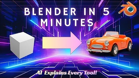 ⚙️ “Blender Basics Explained by AI | Create Anything from a Cube in 5 Minutes!”