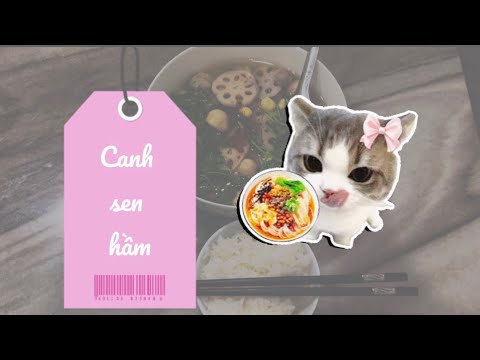 Canh sen hầm|Món Ngon Ngoại Nấu #monngonngoainau 
