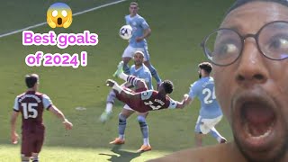 Best goals of 2024 😱 POV 2024 football unrepeatable years in football/Best Goal / M Reaction