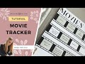 How to create a movie tracker spread  bullet journal trackers