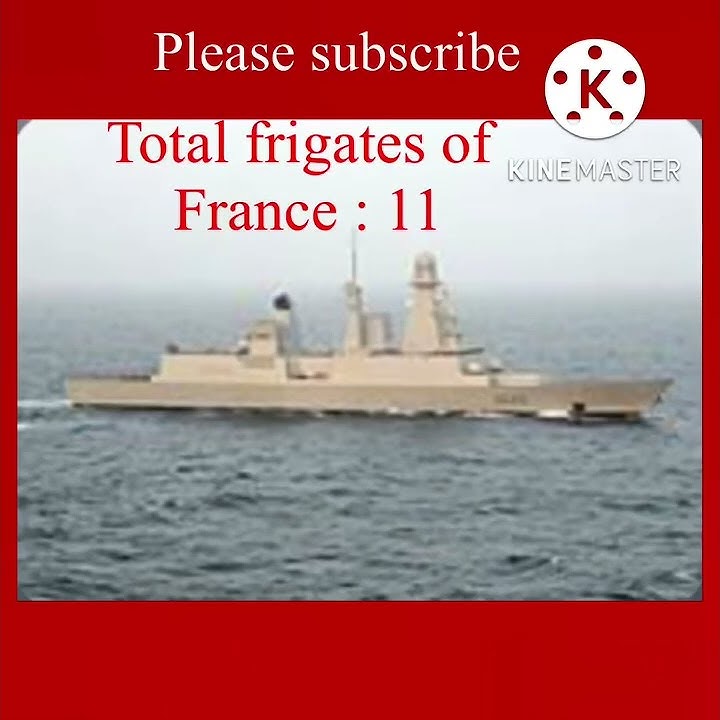 Total frigates of France navy