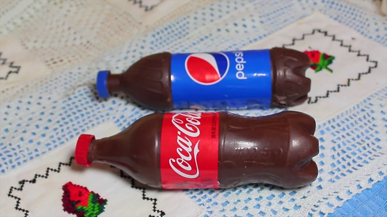 Coca Cola de Chocolate Sorpresa (para Fiestas)