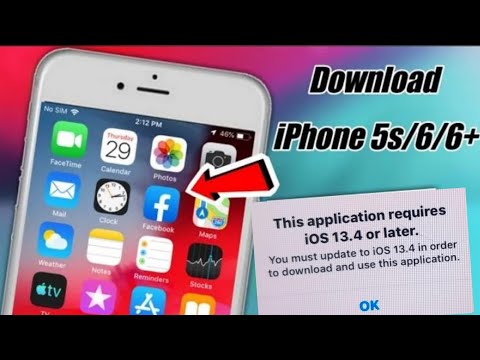 How to download facebook in iphone 5/6/6+ | How to download facebook in iphone 6 | Fb requires 13.4