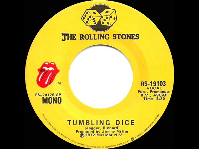 1972 HITS ARCHIVE: Tumbling Dice - Rolling Stones (stereo 45