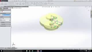 Revolve around center (revolved boss base) - solidworks 2015 - video 64