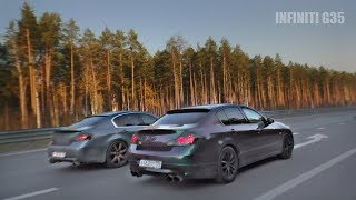 Инфинити G35 // Сток + Стейдж 350hp