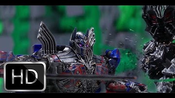 Transformers The Last Knight trailer in stop motion LEGO