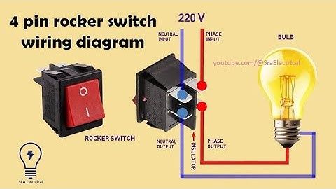 4 pin rocker switch wiring diagram