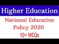 (Mock TEST 76) National Education Policy 2020 Top 10+ MCQs in Hindi & English