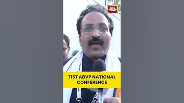 71st ABVP National Conference | #shorts #abvp #nationalconference #politicalnews #isro #ssomnath