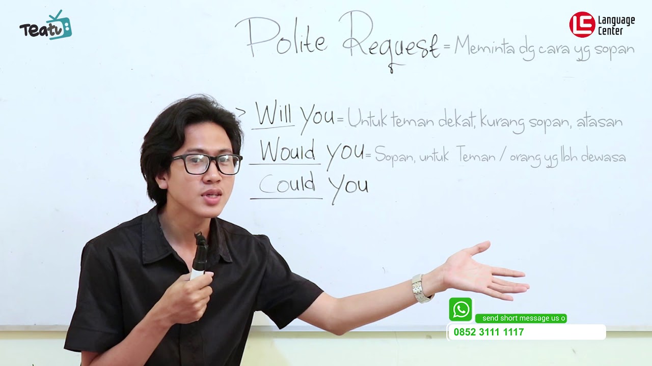 Polite Request Atau Permintaan Sopan Dalam Bahasa Inggris TEATU