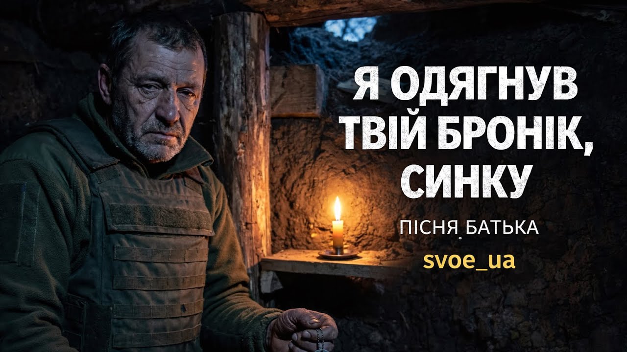 Я одягнув твій бронік, синку | пісня батька, який пішов на фронт після смерті сина 